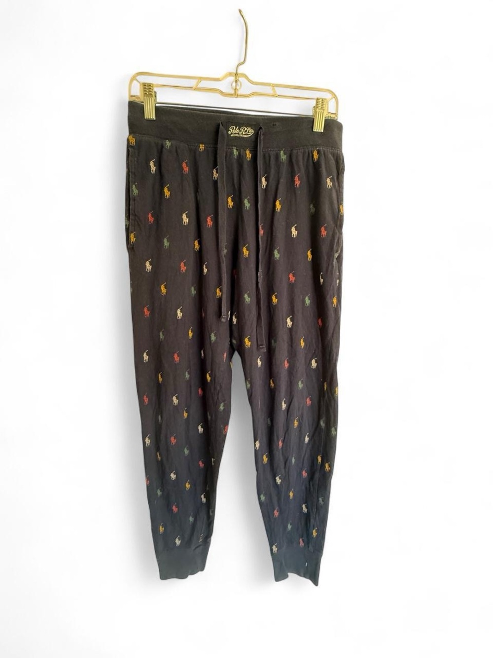Polo Ralph Lauren Men's Navy All-Over Pony Sleep Joggers Size Small